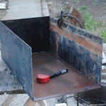 Загибаем листы и прихватываем