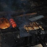 Тестирование самодельного мангала
