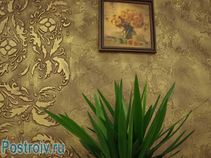 Отделка стен декоративной штукатуркой венецианской 