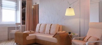 Дизайн гостиной 16 кв. м. Фото 1