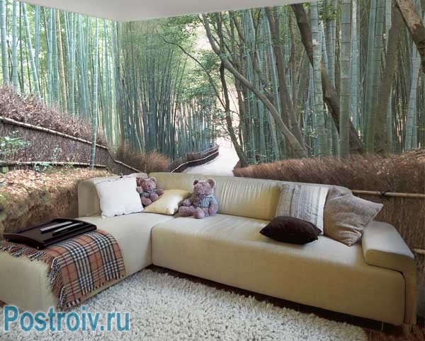 Модные 3D фотообои. Фото