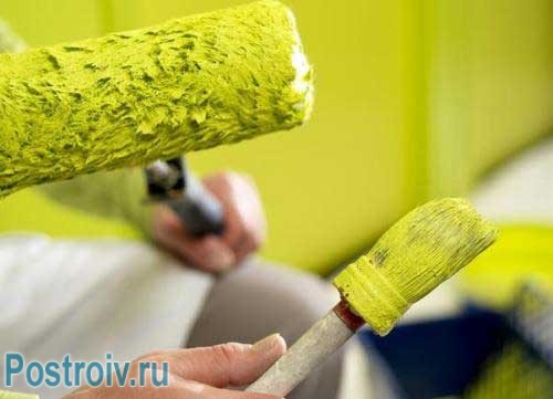 Какой краской лучше красить гипсокартон?