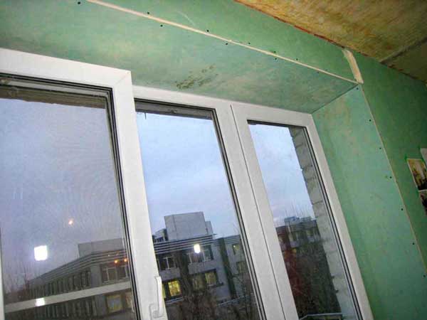как сделать откосы гипсокартоном